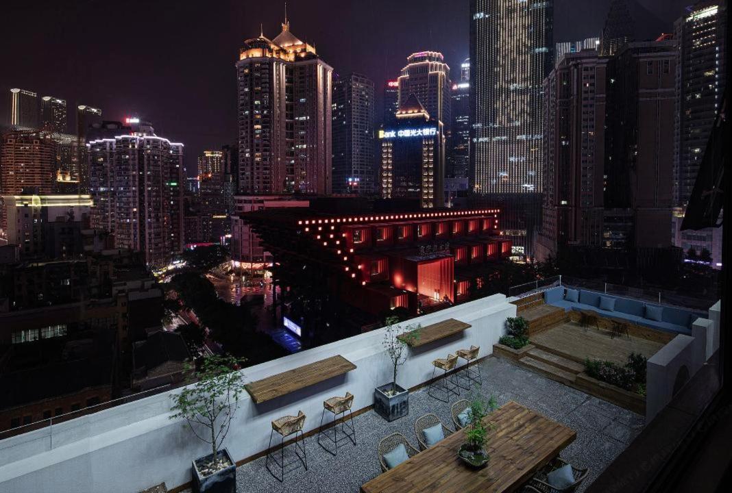 Walling Hotel - Chongqing Jiefangbei Hongyadong Esterno foto